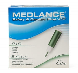 HTL Strefa Medlance Plus Lancets - Medlance Safety Lancet, 21G, 2.4 mm - 7245