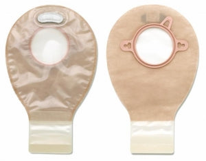 Hollister New Image 2-Piece Drainable Pouches with Lock 'n Roll - New Image Two Piece Drainable Mini Pouch, Lock 'n Roll Closure, Beige, 1.75" Flange - 18282