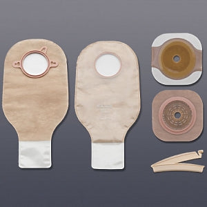 Hollister New Image Nonsterile Drainable Ostomy Kits - New Image 2-Piece Drainable Pouch Kit with Clamp Closure, Nonsterile, 2.75" Flange, Cut-to-Fit up to 2.25" - 19104