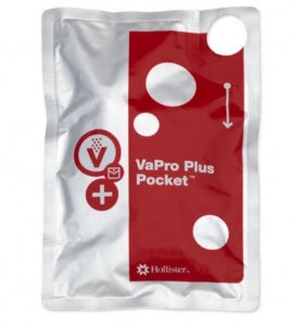 Hollister VaPro Hydrophilic Intermittent Catheter - VaPro Plus Pocket Touch-Free Hydrophilic Intermittent Catheter, 14 Fr x 16" - 71144-30