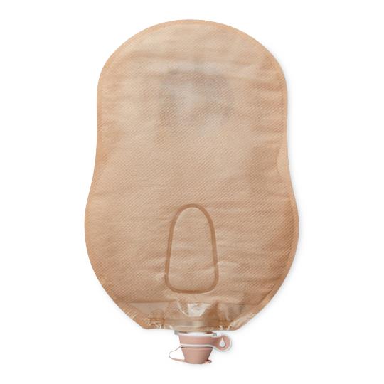 Hollister Premier 1-Piece Urostomy Pouches with Convex Flextend Barrier - Premier Presized Urostomy Pouch, Convex Flextend, Belt Tabs, Transparent, 1-1/4" (32 mm) Barrier Opening - 84896