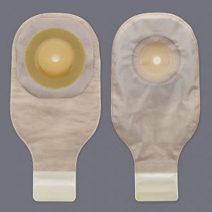 Hollister Premier Single-Piece Drain Convex Ostomy Pouches - One Piece Drainable Pouch with Convex Flextend Barrier, 12" Length, Cut-to-Fit 1" - 8524