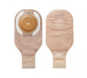 Hollister Premier 1-Piece Drainable Ostomy Pouches - 1-Piece Convex Premier Pouch, Beige with Viewing Option, Presized 1-1/8" Stoma Opening - 8663