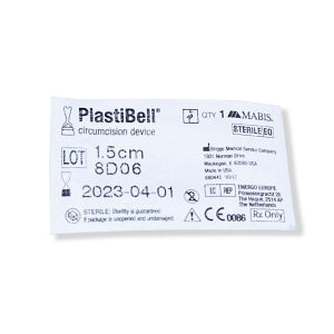 Briggs Healthcare PlastiBell Circumcision Device - PlastiBell Circumcision Device, Physician Office Single Size, 1.5 cm - 9235