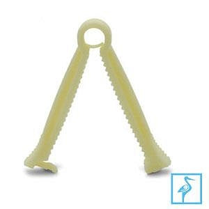 Briggs Healthcare Sterile Double-Grip Umbilical Cord Clamp - Double-Grip Umbilical Cord Clamp, Sterile - 9423