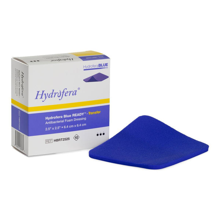 Hydrofera Hydrofera Blue Ready-Transfer Foam Dressings - DRESSING, HYDROFERA BLUE, READY, 2.5"X2.5" - HBRT2525