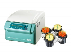 Hettich Rotina 420 Benchtop Centrifuge Packages - Rotina 420 Blood Tube Package, Benchtop Centrifuge, Horizontal Rotor, 4 Buckets, 4 Adapters, 13 x 75/100, 4 Adapters, 16 x 75/100, 50 mL, 4 Bio-Containment Lids, with Tubes - 420BLOOD4-BC