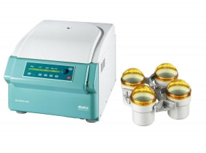 Hettich Rotina 420 Benchtop Centrifuge Packages - Rotina 420 Bottle Package, Temperature Control, with Benchtop Centrifuge, Horizontal Rotor, 4 Buckets, 4 Adapters, 4 Bio-Containment Lids, with Tubes, 4 x 250 mL - 420RBOTTLE-250-BC