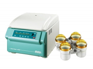 Hettich Rotina 420 Benchtop Centrifuge Packages - Rotina 420 Bottle Package, Temperature Control, with Benchtop Centrifuge, Horizontal Rotor, 4 Buckets, 4 Adapters, 4 Bio-Containment Lids, with Tubes, 4 x 250 mL - 420RBOTTLE-250-BC