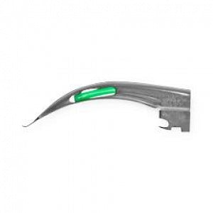 Teleflex Rusch GreenLite Single-Use Laryngoscope Blades - Fiber-Optic Blade, 3.5, Macintosh, Green - 004551035