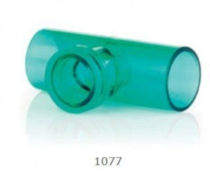 Teleflex Medical Aerosol Tee Connectors - Aerosol Tee Connector, 22 mm OD x 15 mm ID - 1077