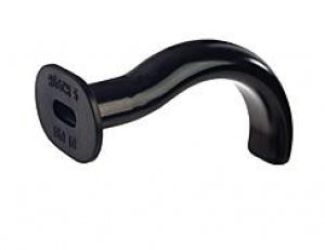 Teleflex Medical Black Elastic Guedel Airways - AIRWAY, GUEDEL, BLACK, ELASTIC, SIZE 00 - 124500002