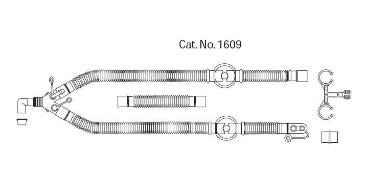 Adult Ventilator Circuits,   (Non-Heated) by Teleflex