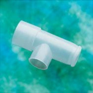 Teleflex Medical Aerosol Tee Connectors - Nebulizer Tee Connector, 22 mm OD x 18 mm ID - 1639