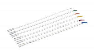 Teleflex Medical Rusch Siliconized Tiemann Catheters - Tiemann Intermittent Catheter, Siliconized PVC, 20 Fr - 221800200