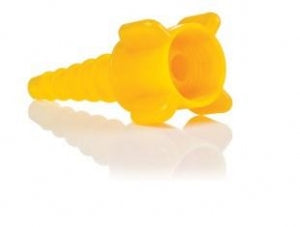 Teleflex Medical Nipple and Nut Adapters - Christmas Tree Adapter, Yellow - 2556