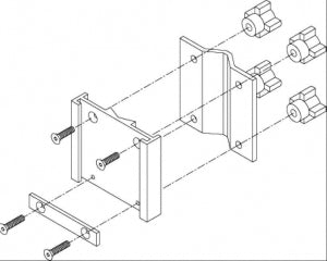 Teleflex Medical Universal Pole Mount Brackets - BRACKET, UNIVERSAL POLE MOUNT - 386-10