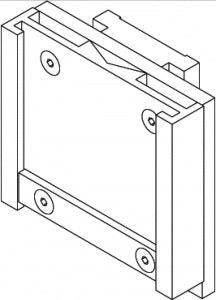 Teleflex Medical Conchatherm Bracket Assembly - BRACKET, CONCHA, HILL-ROM RAIL - 386-73