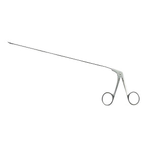 Teleflex Medical Feder-Ossoff Micro Laryngeal Straight Scissors - Feder-Ossoff Micro Laryngeal Scissors, Blunt, Horizontal, Curved Right, 9" - 506806