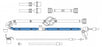 Teleflex Medical Heated Wire Circuits - Dual-Heated Vent Circuit, Neonatal, Remote, 48" - 780-05