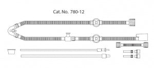 Teleflex Medical Heated Wire Circuits - Vented Circuit, Water Trap, Neonatal, Remote - 780-12