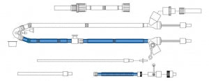 Teleflex Medical Heated Wire Circuits - Neonatal Circuit with Column, Dual-Heated, 21 V - 780-18KIT