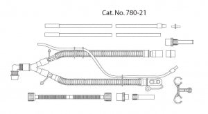 Teleflex Medical Heated Wire Circuits - Vented Circuit, Humidifier Limb, Pediatric - 780-21