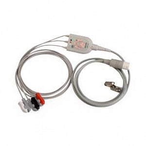 Royal Phillips ECG Cables - Grabber Cables with SpO2 for MX40 Telemetry Transmitter, 3 Leads - 989803143181