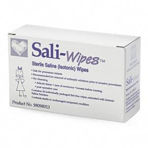 Royal Philips Sali-Wipes Sterile Saline Wipes - Sali-Wipes Sterile Saline Cleaning Wipe, 3" x 4" - 989805607531