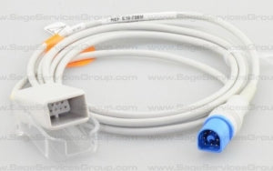 Philips SpO2 Extension Cables - LNC MP-10 Philips Dual Keyed Extension Cable with SpO2 Sensor, 10' - 989803148221