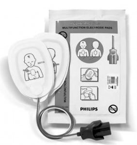 Royal Philips HeartStart Plus Pads - Multi-Function Electrode Pad, Infant, 24" - M3717A