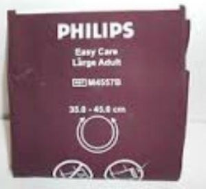 Philips Easy Care Reusable NIBP Cuffs - Easy Care Reusable NIBP Cuff, Adult L, Burgundy - 989803147891