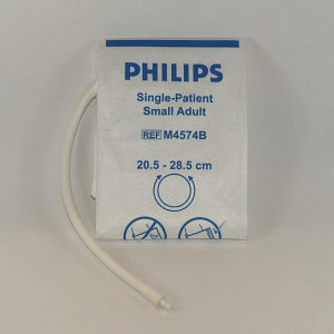 Philips Single Patient Soft Disposable Cuffs - Soft Disposable Cuff, Single Hose, Light Blue, Adult S - 989803148021