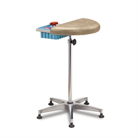 Half Round Stationary Padded Phlebotomy Stand