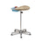 Half Round Stationary Padded Phlebotomy Stand Half Round Stationary Padded Phlebotomy Stand with CAL133 Vinyl