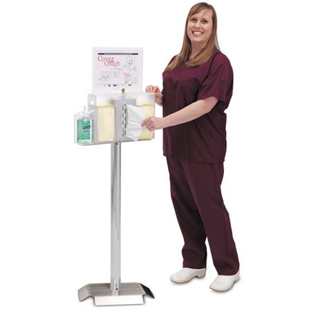 Health and Hygiene Center Stand Stainless Steel Stand (centers sold separately)