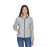 Ultraclub Ladies Fleece Jackets - Women's 100% Polyester Fleece Jacket, Heather Gray, Size S - 8481 GREY HEATHER S