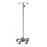 Heavy Base Stainless Steel IV Pole 2-Hook Top