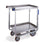 Heavy Duty Stainless Steel Cart 2 Shelves - 19" Shelf Clearance - 16.25"W x 30"L x 34.25"H