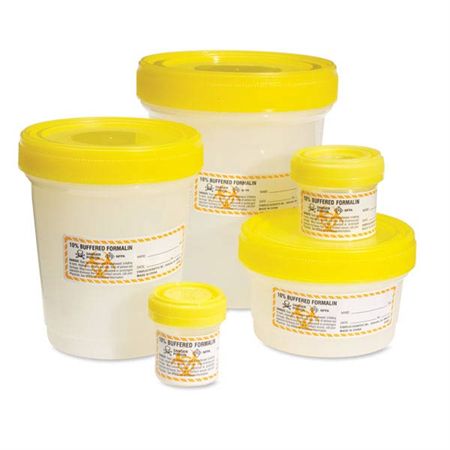 Histoplex Histology Containers 2L - Snap-on cap with tear-off tamper-evident tab