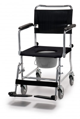 Graham-Field Inc Lumex Drop Arm Versamode - Transport Chair Commode with Locking Casters - 6810A-CLA