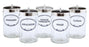 Graham-Field Inc Flint Glass Jars with Covers - "Gauze" Flint Glass Sundry Jar with Cover - 3454A G