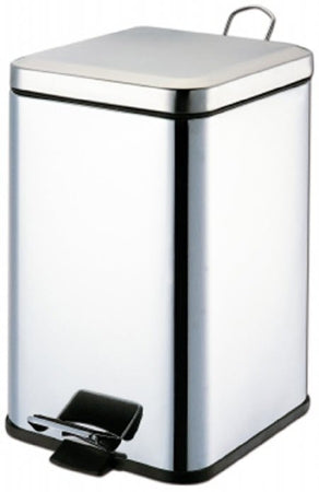 Graham-Field Inc Stainless Steel Waste Receptacles - Stainless Steel Waste Receptacle, Step On, 21 qt. - 8359