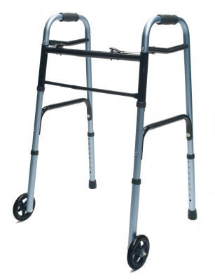 Graham-Field Inc Lumex ColorSelect Adult Walker W/Wheels - Lumex Adult Walker Wheels, Blue - 716270B-2