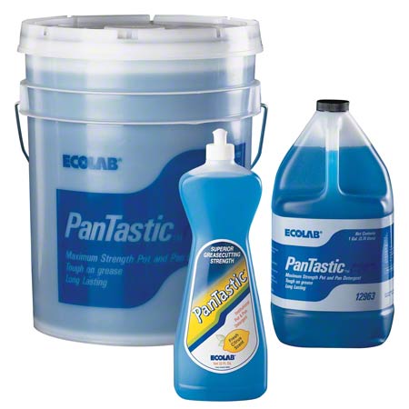 Ecolab PanTastic Pot and Pan Dish Detergent - PanTastic Dish Detergent, 5 gal. - 12971