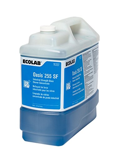 Ecolab Oasis 255 SF Industrial Glass Cleaner - Oasis 255 SF Glass Cleaner, 2.5 gal. - 11227