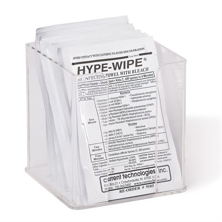 HYPE-WIPE Towels Mini - 3"L x 3"W towelette - 3"L x 3"W pouch