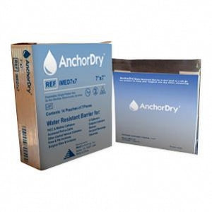 Imed AnchorDry Water-Resistant Barrier - AnchorDry Dressing, 7" x 7", 7/Pack - IMED7X7