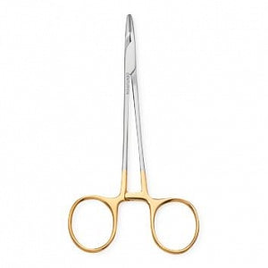 Centurion Centurion SnagFree Halsey Needle Holders - Centurion SnagFree Halsey Needle Holder, Serrated, with Tungsten Carbide Insert, Satin, 5" - I67975