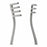 Centurion Centurion Weitlaner Retractors - 6-1/2" (16.5 cm) Sterile Centurion Weitlaner Retractor with Sharp 3 x 4 Prongs, Premium Satin Grade, Single Use - I68395